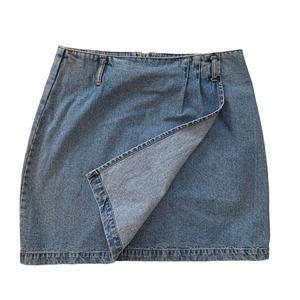 Vintage Nuovo County Seat Jean Skirt Size L